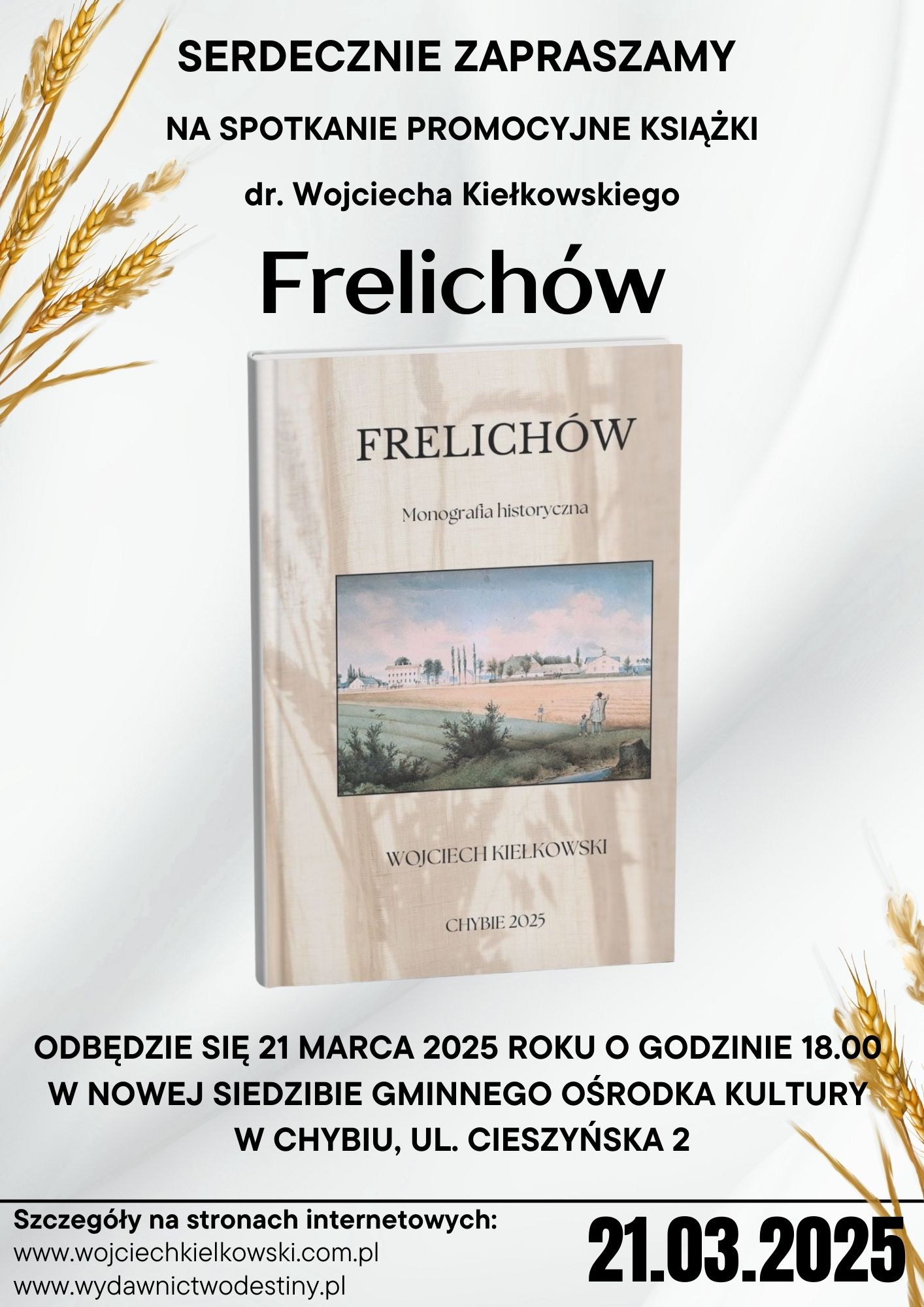 Spotkanie autorskie poświęcone książce Frelichów. Monografia historyczna