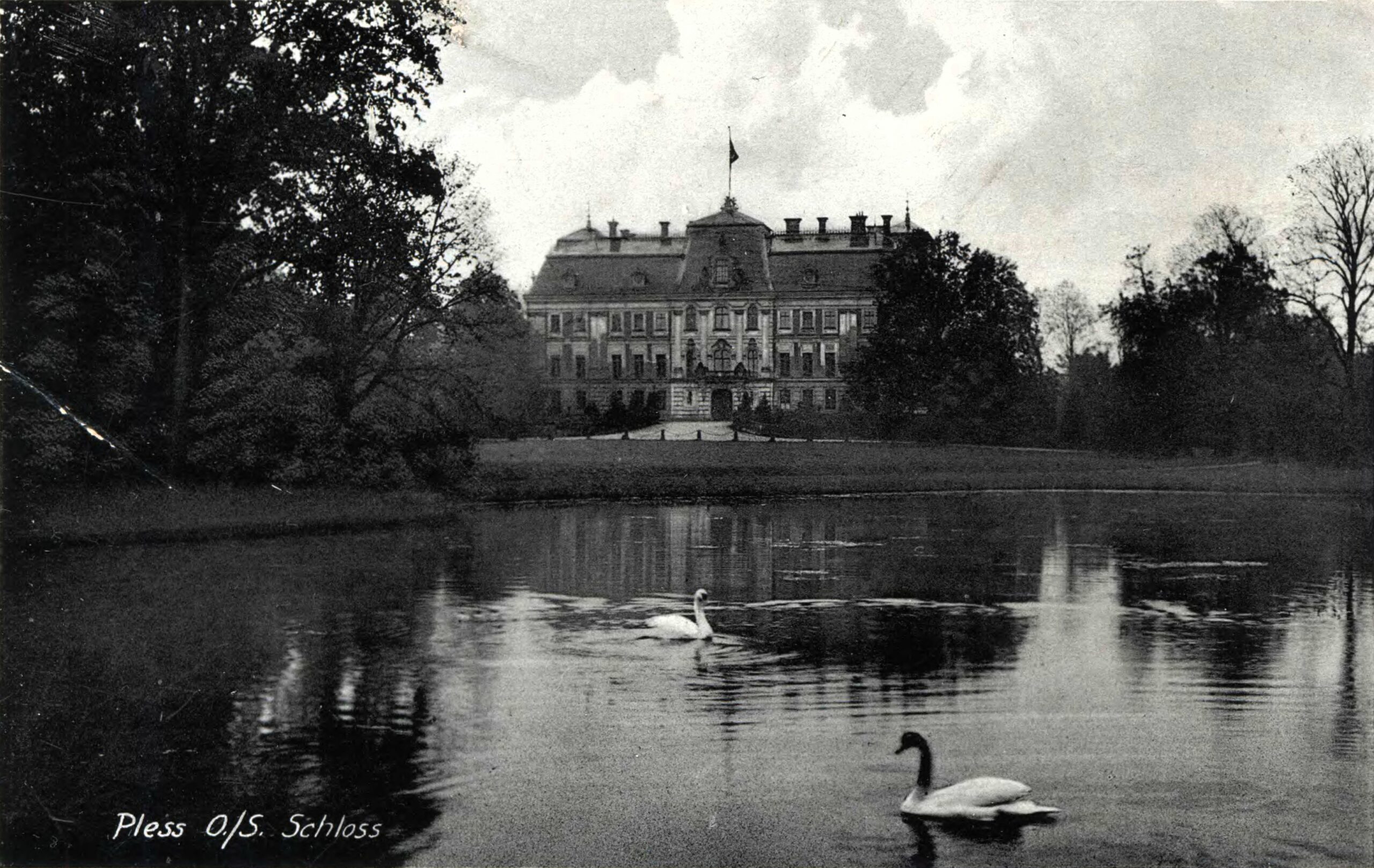 Pałac w Pszczynie około 1939 roku